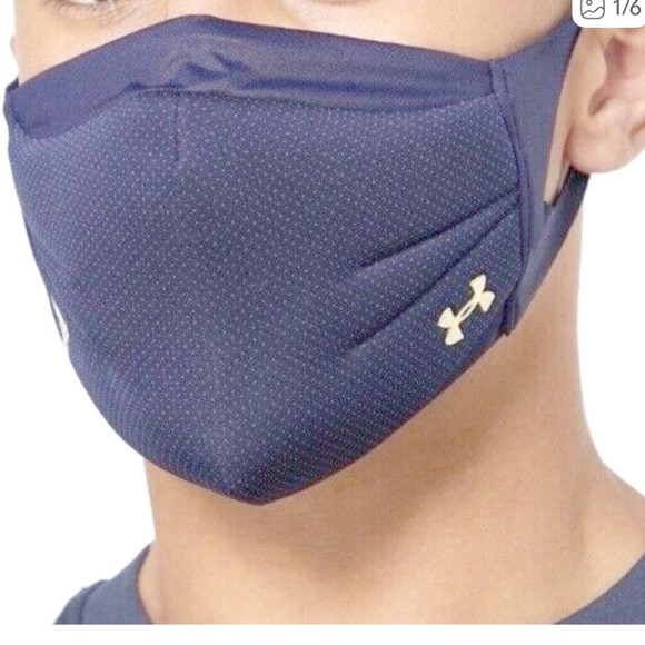 Under Armour Other - Under Armour Project Rock Sports Mask Academy Blue Gold LG/XL Dwayne Johnson